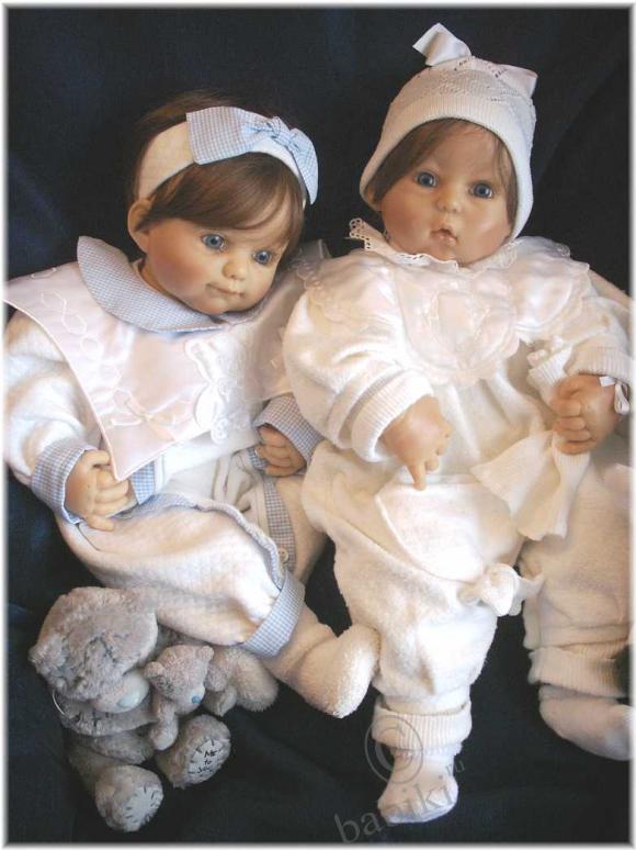 Коллекционные куклы Дани и Михи от Роланды Хаймер-фирма ЦАПФ