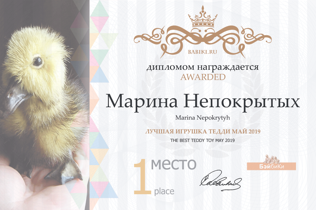 Общие: "Ретро-кадр". Авторские конкурсы: Лучшая кукла реборн, вязаная и игрушка Тедди, наряд для куклы. Май 2019
