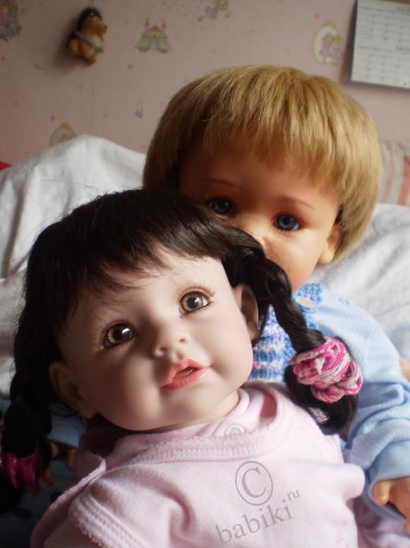 Вот такой парень завёлся в нашем цветнике! Бориска - кукла Paola Reina (фото 4)