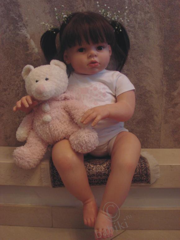 Цветочная фотосессия Кристи - Кукла реборн