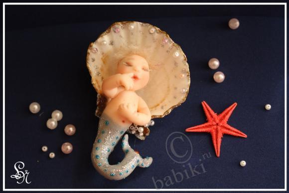 Моя маленькая жемчужинка — Авторские куклы ручной работы: текстильные (фото 6)