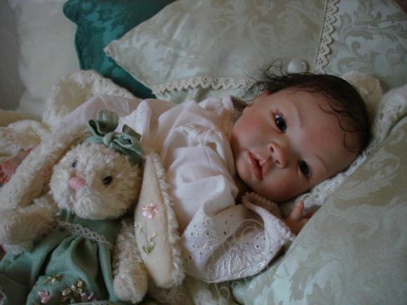 Домашние фотки малышки Ульяны - реалистичной куколки реборн (фото 2)