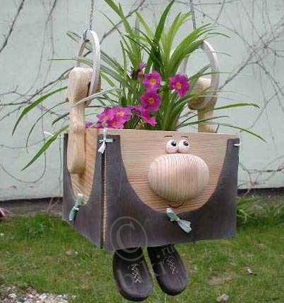 Интересные идеи из дерева - кашпо, своречник, кормушка | Бэйбики Интересные идеи из дерева - кашпо, своречник, кормушка (фото 2)