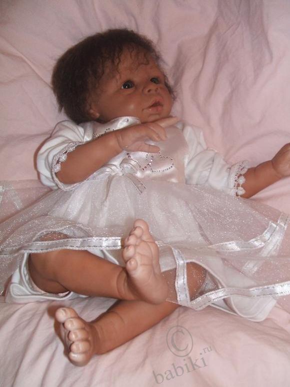 Моя новая малышка-реборн Мулаточка Кира (фото 4)
