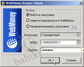 Программа WebMoney - помощь в установке и использовании | Бэйбики Программа WebMoney - помощь в установке и использовании (фото 5)