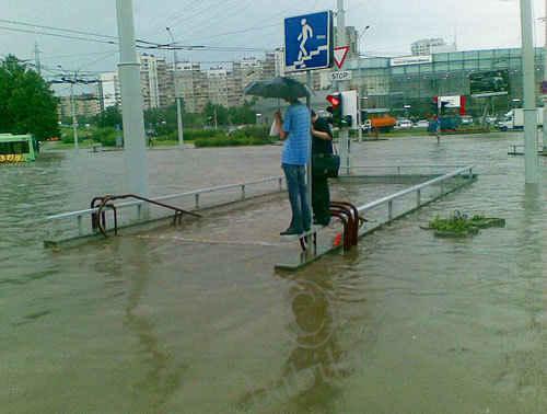 24 июля в Минске. Прошел дождик