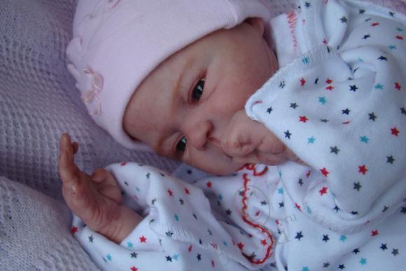 Мое новое творение:новорожденная девочка-реборн Лия (фото 7)