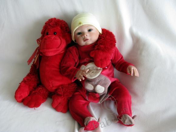 Малышка реборн Jessica из молда Gudrun Legler - Valentina, родилась 5 мая | Бэйбики Малышка реборн Jessica из молда Gudrun Legler - Valentina, родилась 5 мая (фото 4)