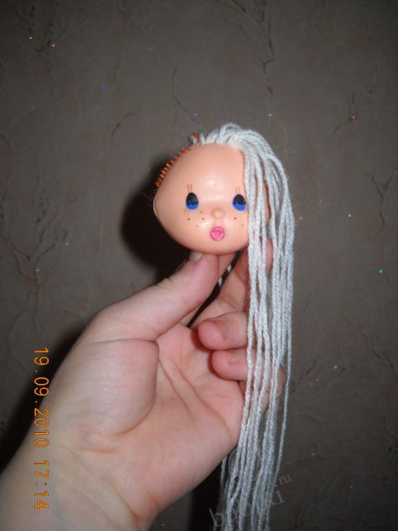 Волосики для куклы Маринки