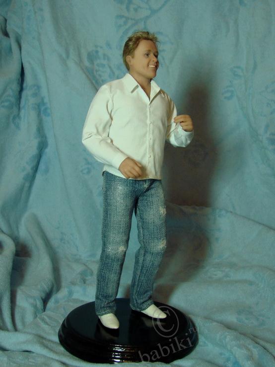 Знакомьтесь, красивый мужчина - авторская портретная кукла