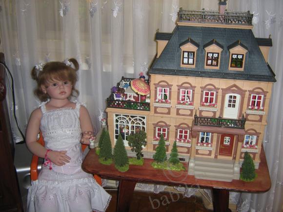 Моя любимая Анжелика на природу не попала, но в новом летнем платье хочет вам показаться (фото 10)