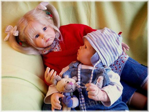 Коллекционная кукла от Хильдегард Гюнцель - Роземарие