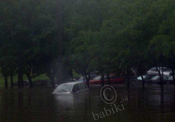 24 июля в Минске. Прошел дождик