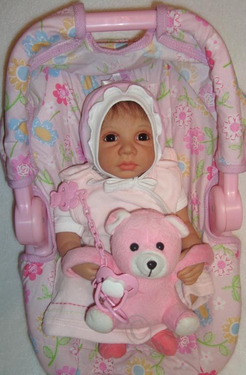 Моя коллекционная кукла - малышка Кристи от Герлинды Фезер (фото 6)