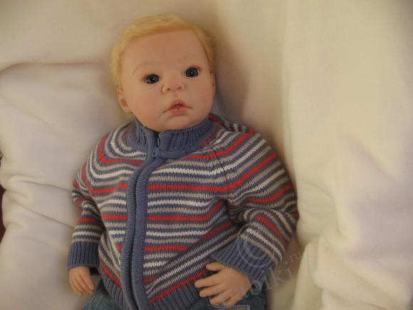 Малыш реборн Илюшенька! Вот и мы в новом образе:) (фото 6)