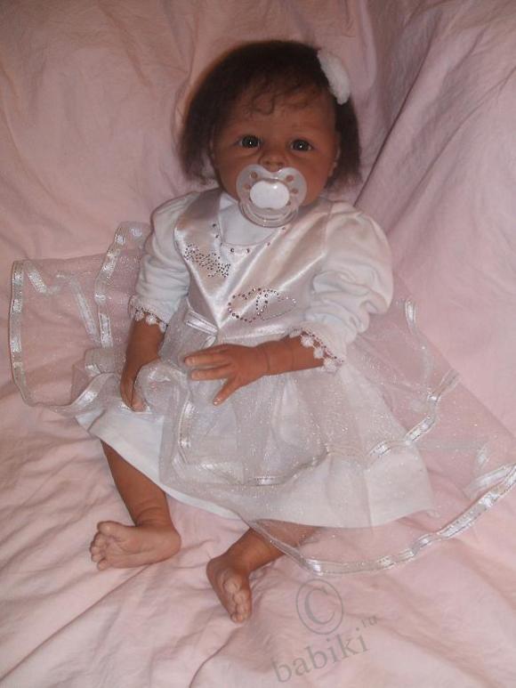 Моя новая малышка-реборн Мулаточка Кира (фото 3)