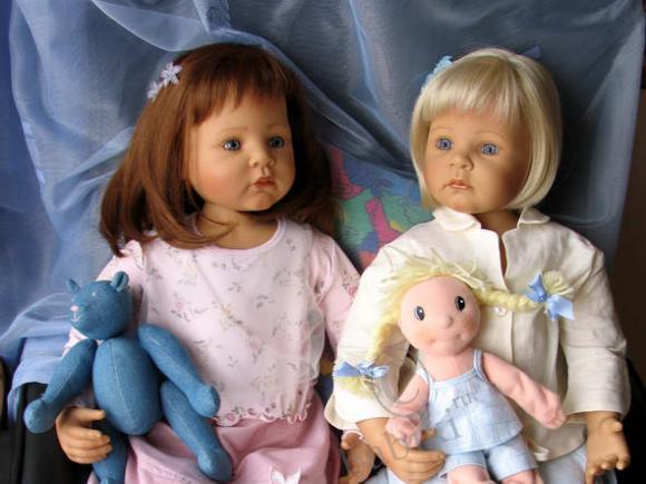 Куклы Запф - сегодня девочек больше! Добавила еще своих двойняшек (фото 10)