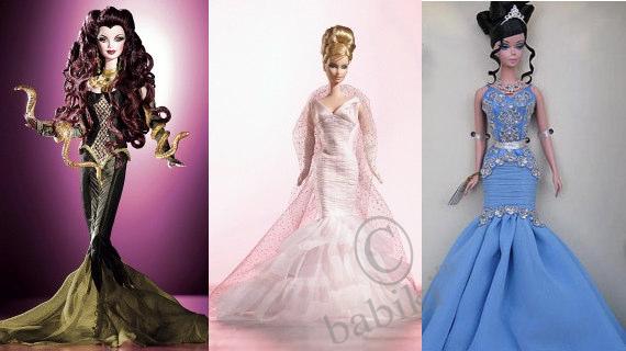 Необыкновенные наряды для куклы Барби от известных дизайнеров (фото 4)