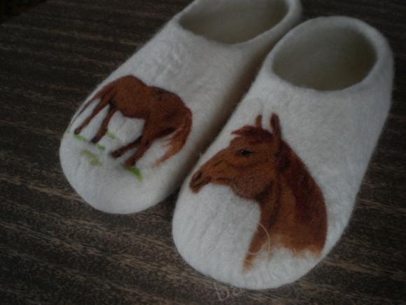 Тапки "Ходят кони" — Другие хобби и увлечения: сад (фото 4)