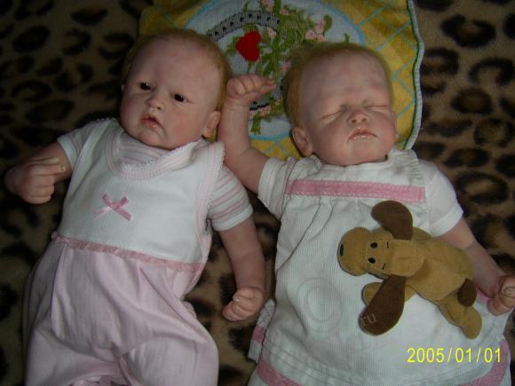 Куклы реборн двойняшки! Мои девочки - Эшли и Аиша!