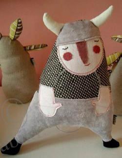 Авторская текстильная кукла Sandra Manat dolls (фото 5)