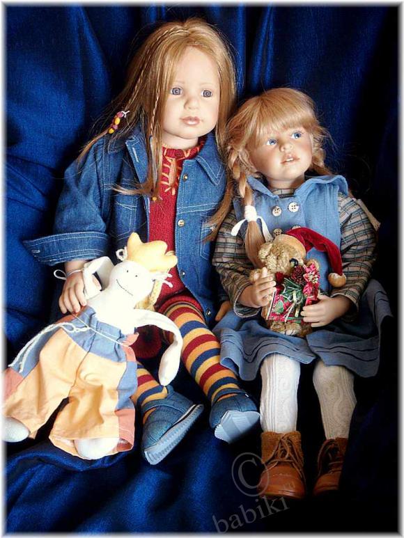 Коллекционные куклы Мелани и Моника - воскресные фотографии