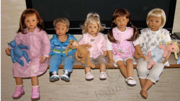 Ребятишки ZAPF - коллекционные куклы - все в рядочек! Еще фото Киры