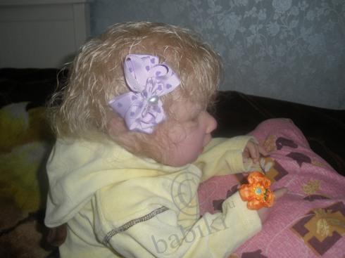 Малышка реборн Сантал тоже побывала на выставке