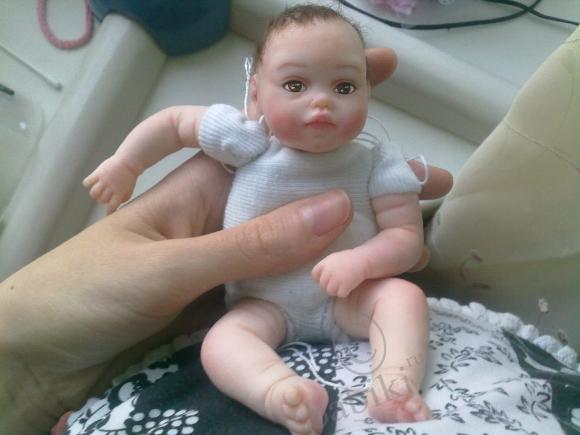 Малышка из фимо — Авторские куклы ручной работы: текстильные (фото 6)