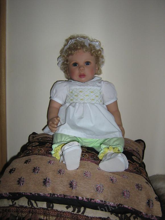 Моя кукла с выставки мастера Дорис Станнат