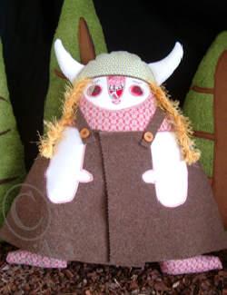 Авторская текстильная кукла Sandra Manat dolls (фото 6)