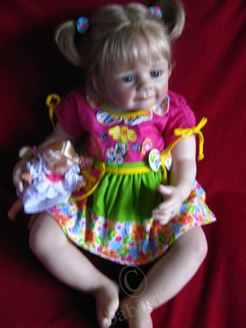 У нас новенькая. Добавила фотографии - кукла Джуди от Моники Левениг