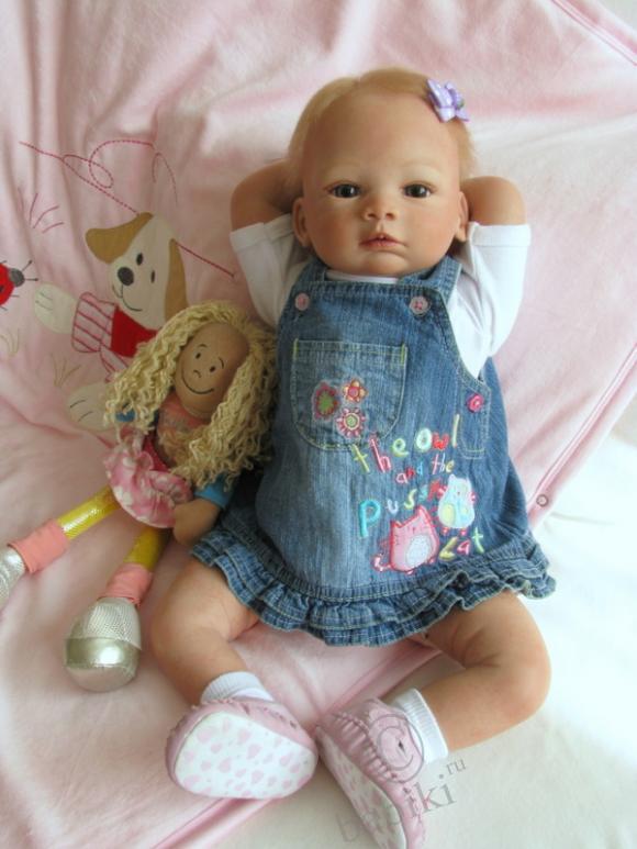 Малышка реборн Jessica из молда Gudrun Legler - Valentina, родилась 5 мая | Бэйбики Малышка реборн Jessica из молда Gudrun Legler - Valentina, родилась 5 мая (фото 10)