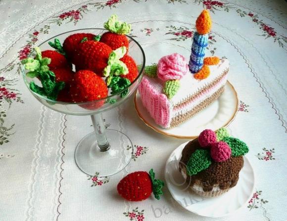 Вязаная еда - готовим с помощью пряжи и спиц:) (фото 4)