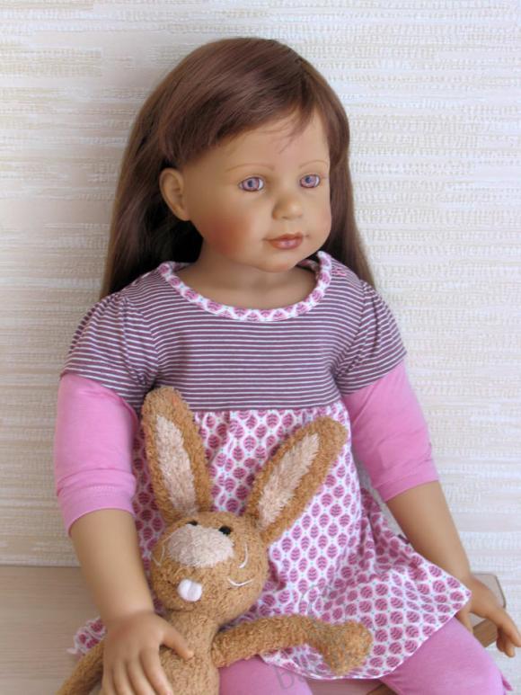 Видимо фиалковые глаза - это про мою Таис (кукла ZAPF) (фото 2)