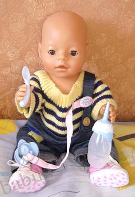 Мой бэби-бончик Вяша - куколка Baby Born