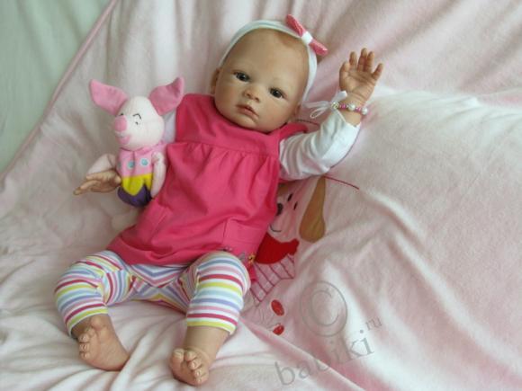 Малышка реборн Jessica из молда Gudrun Legler - Valentina, родилась 5 мая | Бэйбики Малышка реборн Jessica из молда Gudrun Legler - Valentina, родилась 5 мая (фото 7)