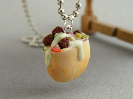 Серьги,бусы,кольца в виде еды - аппетит из полимерной глины
