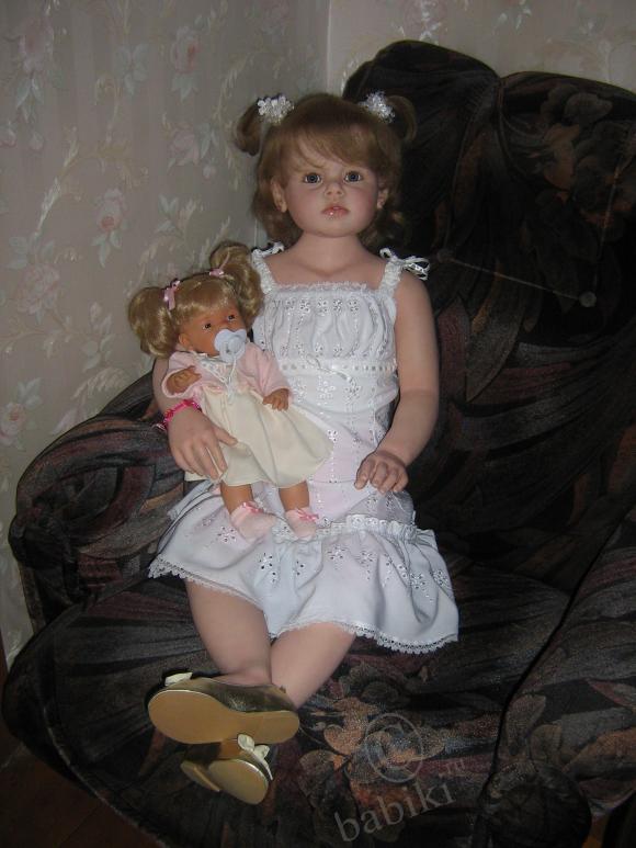 Моя любимая Анжелика на природу не попала, но в новом летнем платье хочет вам показаться (фото 5)