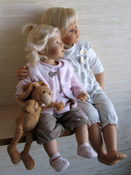 Мои девченки - Машуля и Ульрика - коллекционные куклы Zapf (фото 3)