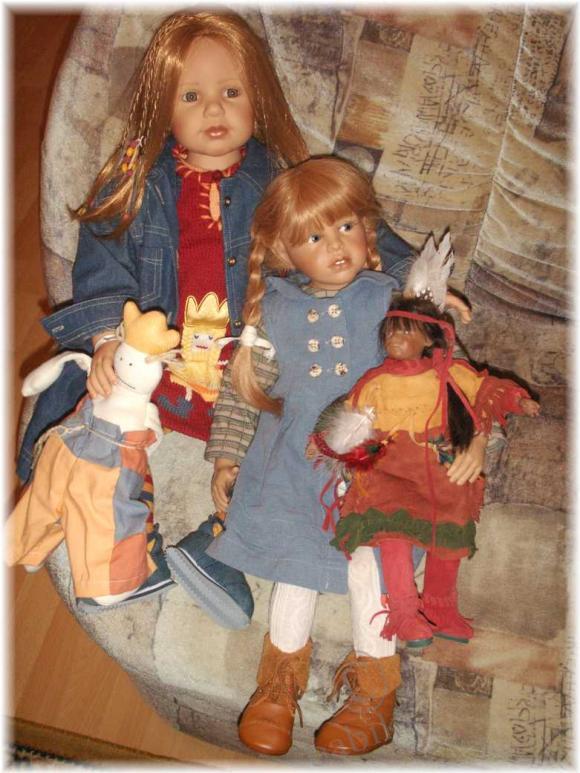 Коллекционные куклы Мелани и Моника - воскресные фотографии (фото 8)