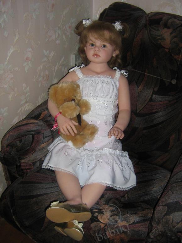 Моя любимая Анжелика на природу не попала, но в новом летнем платье хочет вам показаться (фото 7)