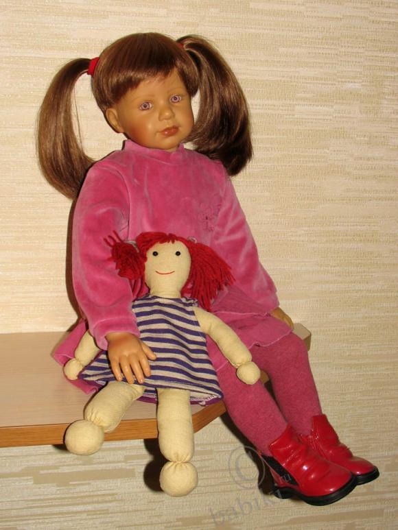 Коллекционные куклы ZAPF - Тася (фото в родном образе добавила) (фото 10)