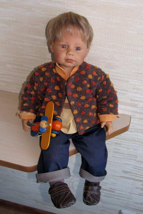 Продолжаем - куклы мальчишки, Макс от Zapf - пробуем новые образы (фото 8)