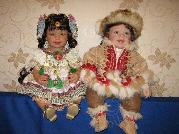 А к нам приходили гости - коллекционные куклы Адора