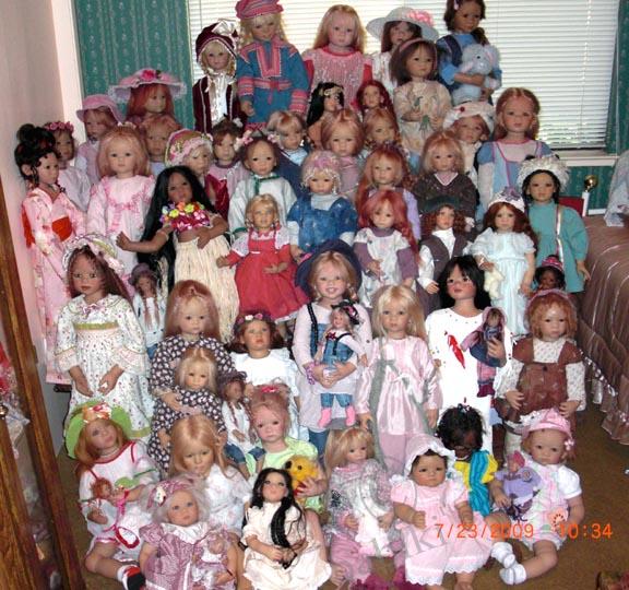 Чужие коллекции кукол-2 — Домашние коллекции кукол: фото собраний (фото 9)