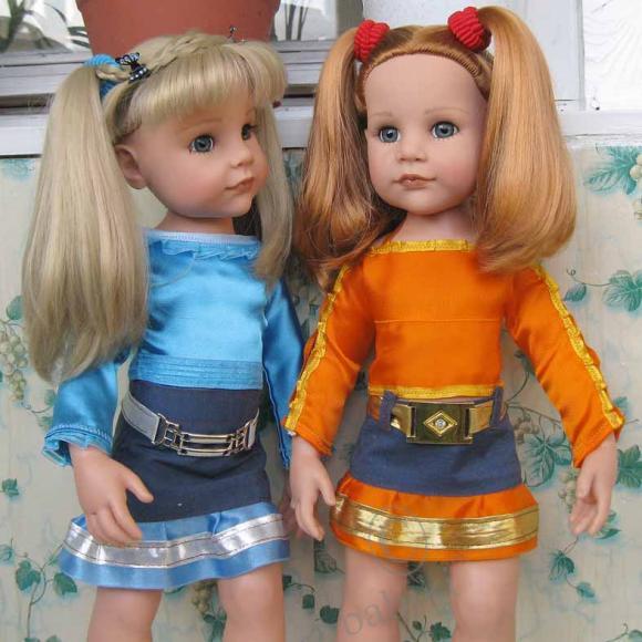 Игровые куклы Gotz: Сестрички Соня, Саша, Стелла и их подружка Алина (фото 2)