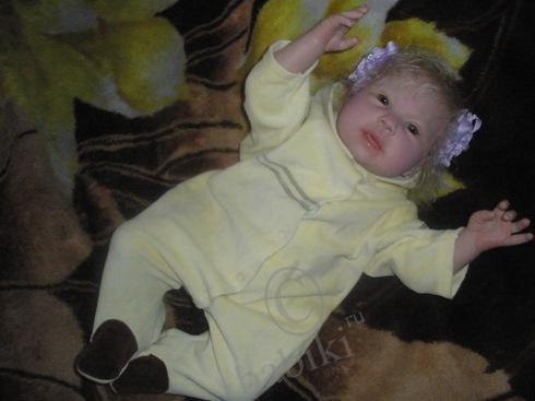 Малышка реборн Сантал тоже побывала на выставке