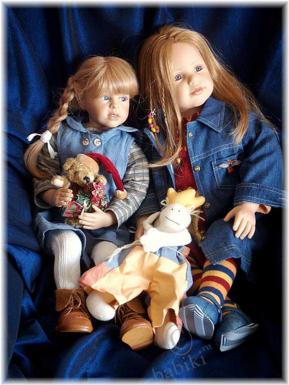 Коллекционные куклы Мелани и Моника - воскресные фотографии