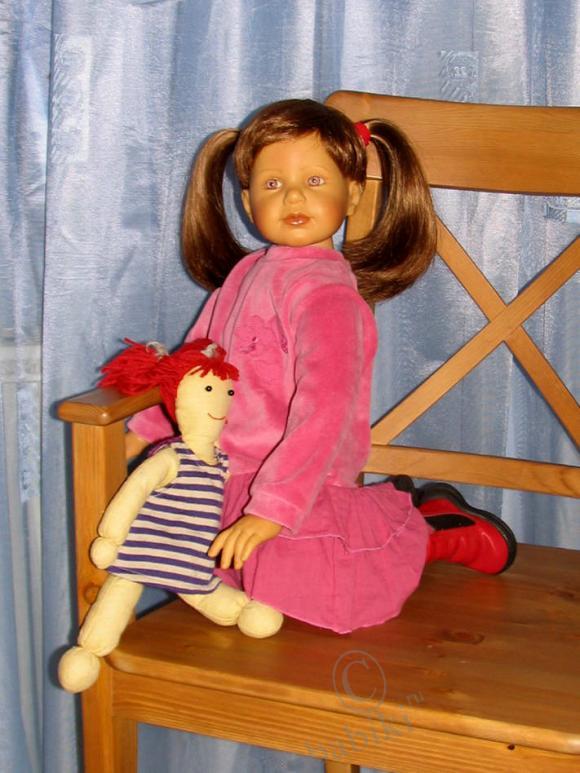 Коллекционные куклы ZAPF - Тася (фото в родном образе добавила)